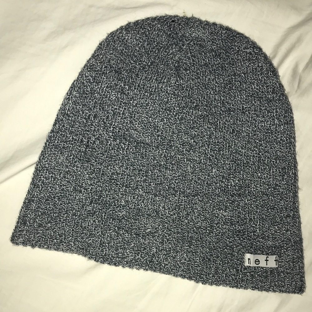 black & white neff beanie